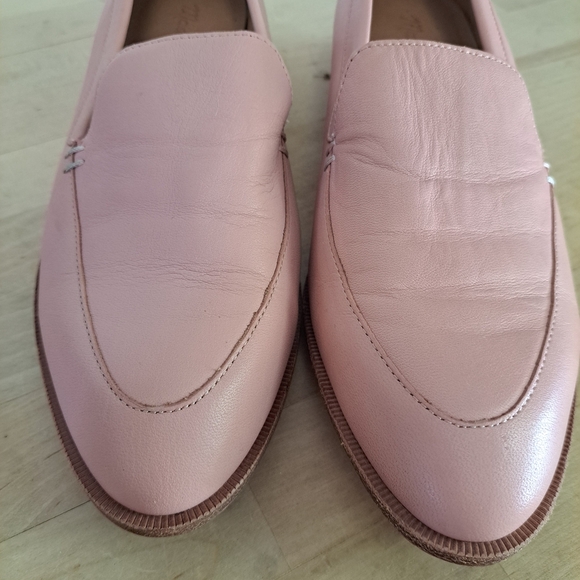Madewell Pink Leather Loafers – Size 6.5 - Picture 5 of 7